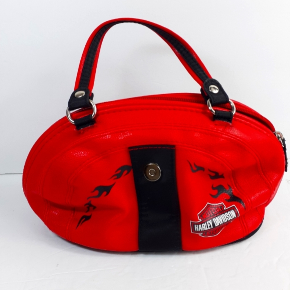 Harley-Davidson Red Mini Bag with Sporty Black Accents